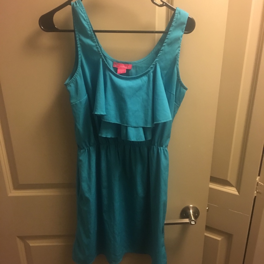 Teal summer dress size medium